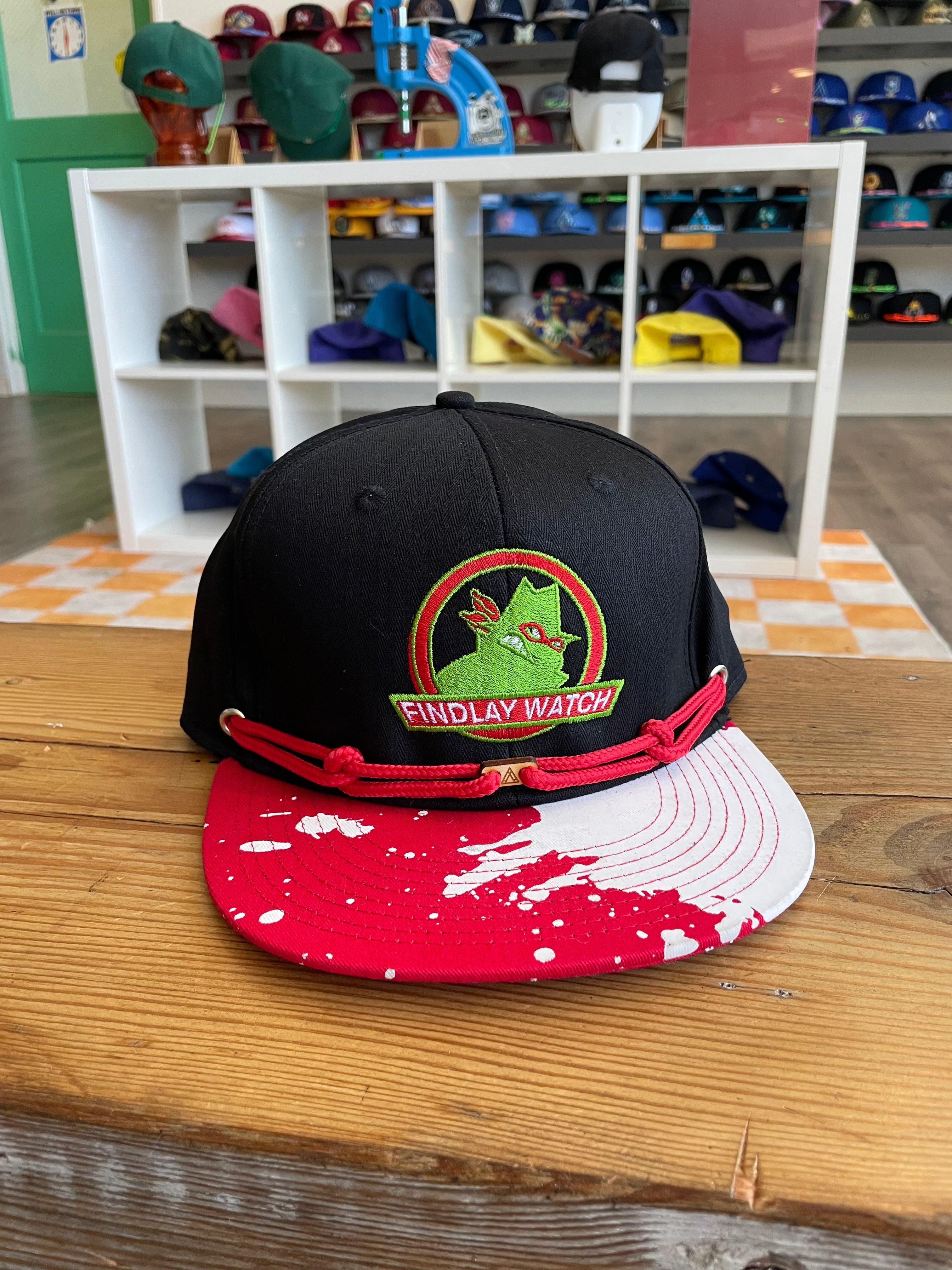6/10 XL custom brims flash drop #8 Findlay Hats