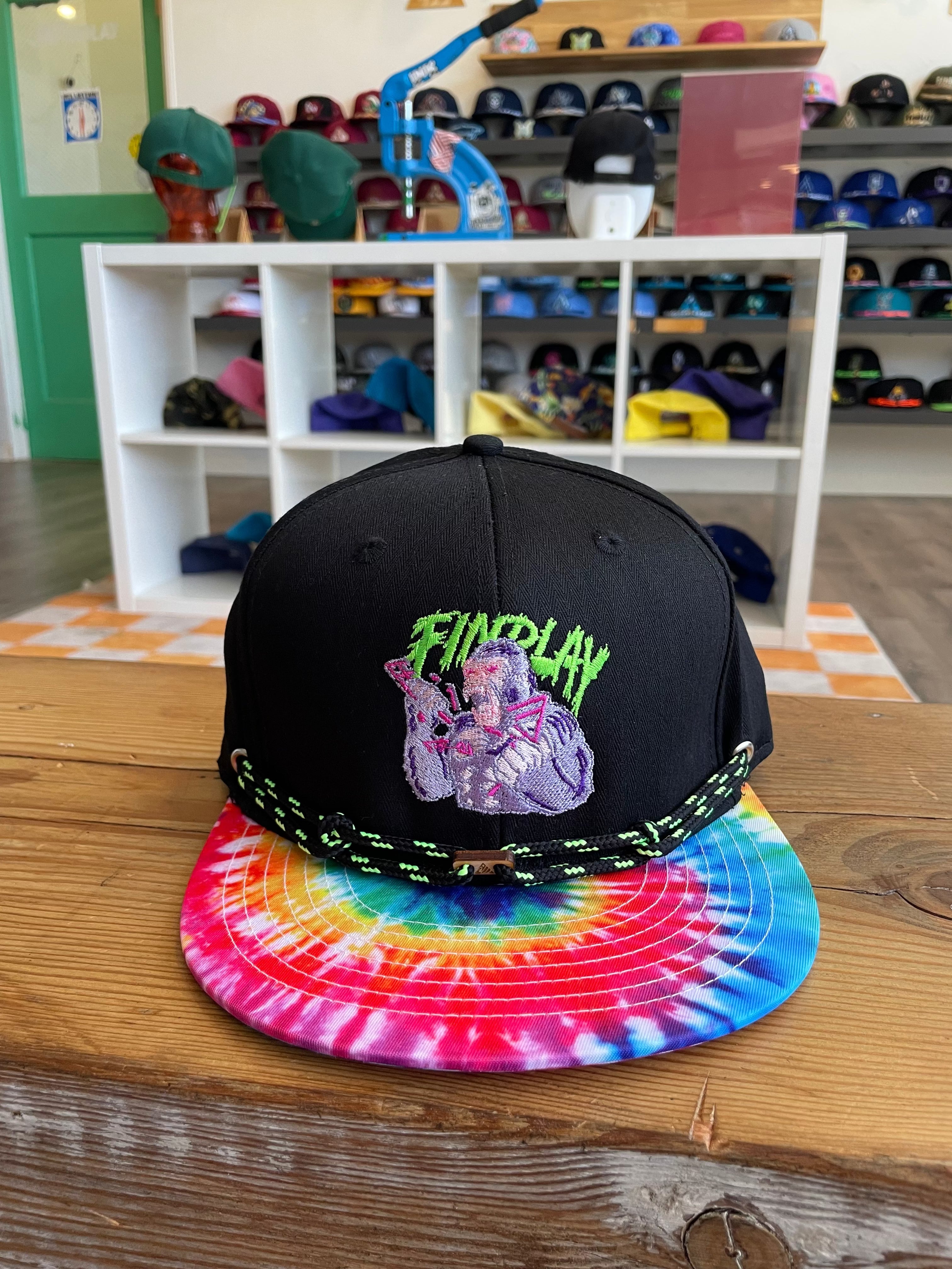 6/10 XL custom brims flash drop #3 Findlay Hats