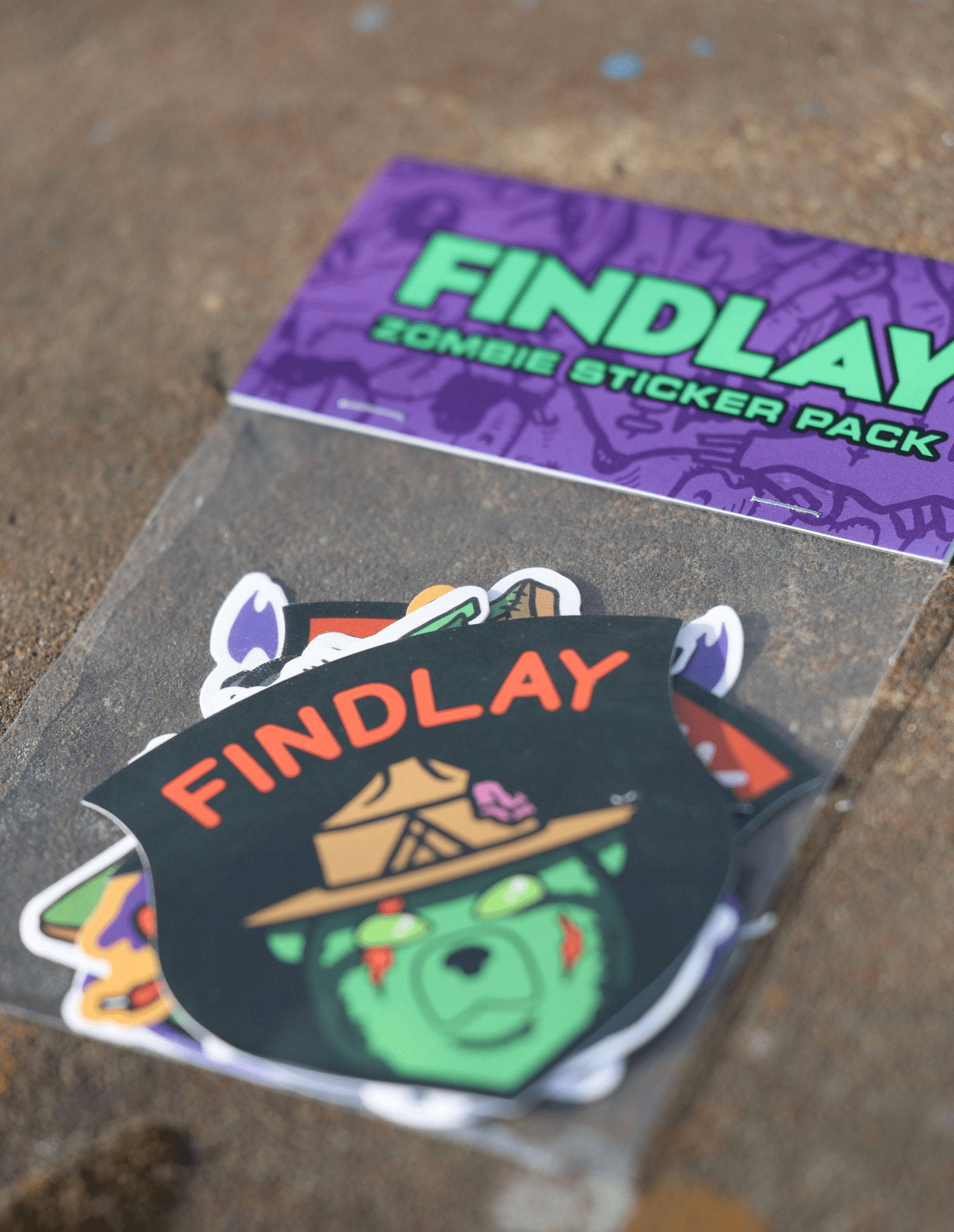 Zombie Sticker Pack Limited Edition Hats Findlay Hats