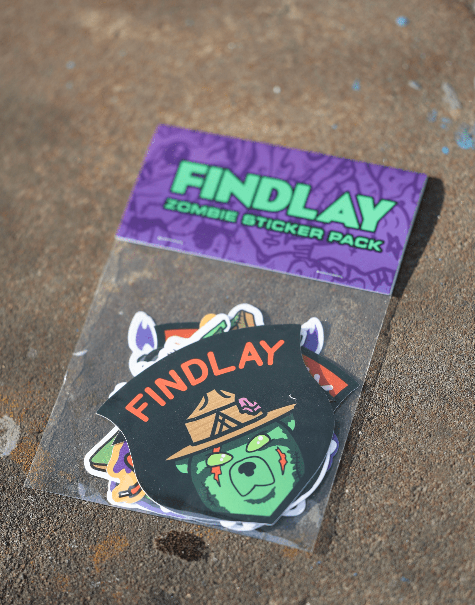 Zombie Sticker Pack Limited Edition Hats Findlay Hats