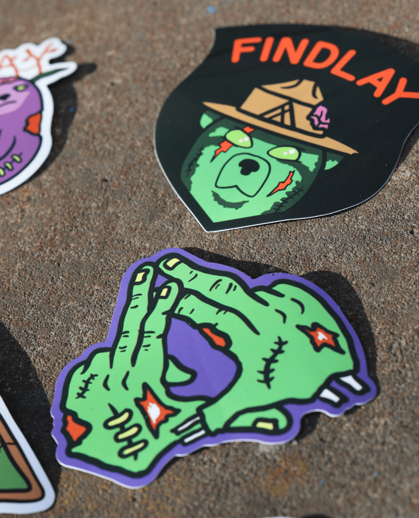 Zombie Sticker Pack Limited Edition Hats Findlay Hats