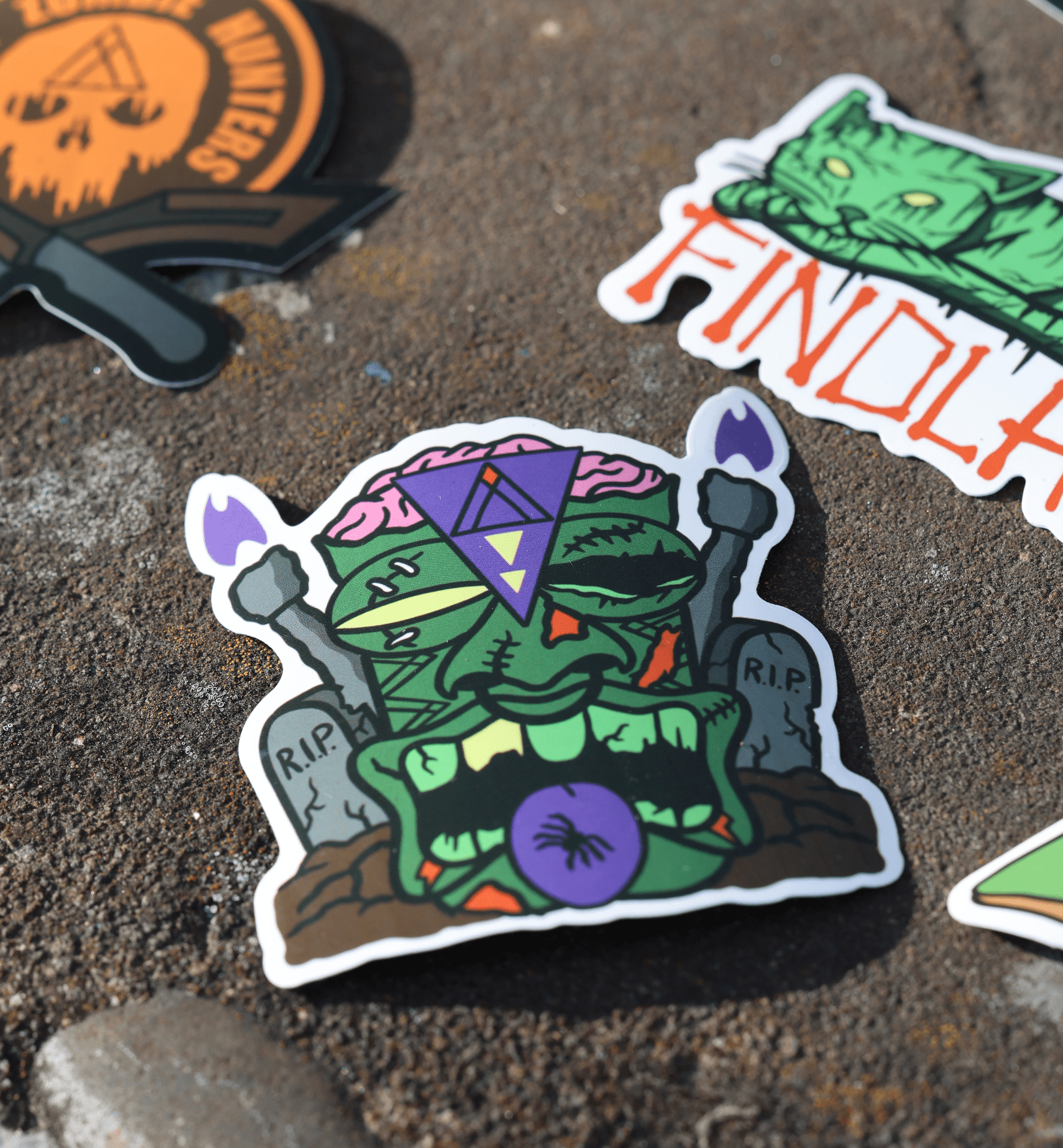 Zombie Sticker Pack Limited Edition Hats Findlay Hats