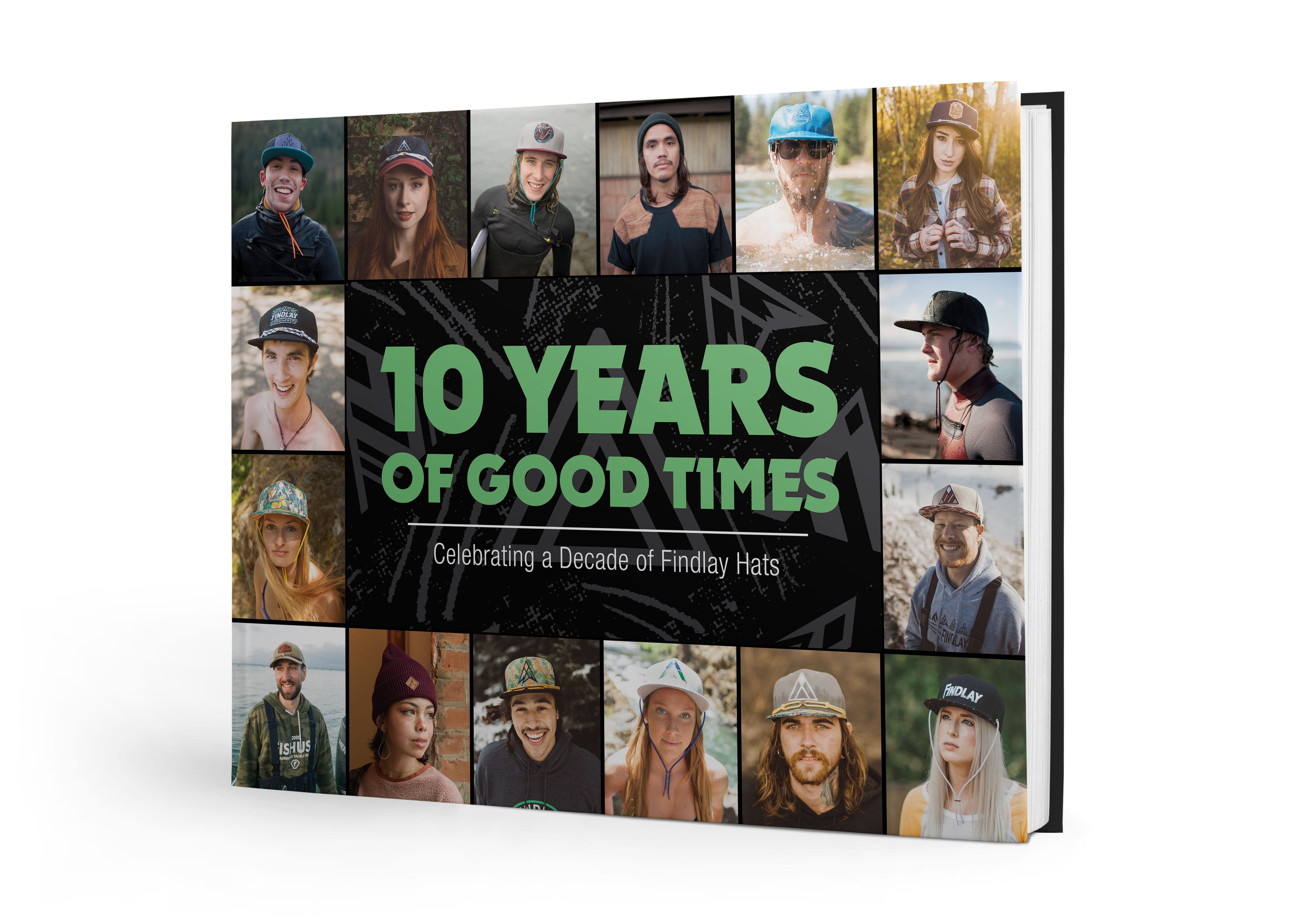 10 Years of Good Times - Findlay Photo Book Limited Edition Hats Findlay Hats 