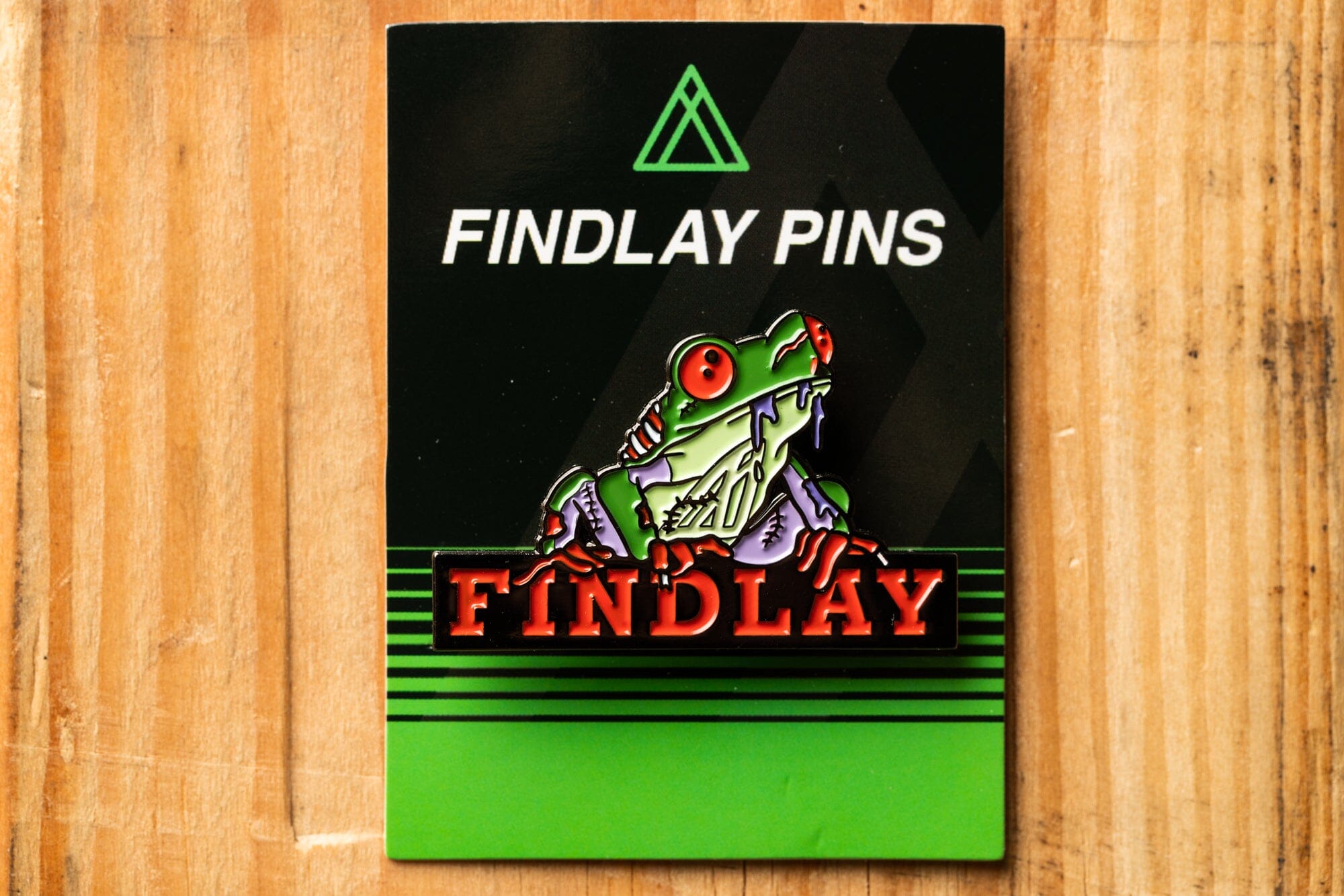 Zombie Frog Enamel Pin Accessories Findlay Hats 