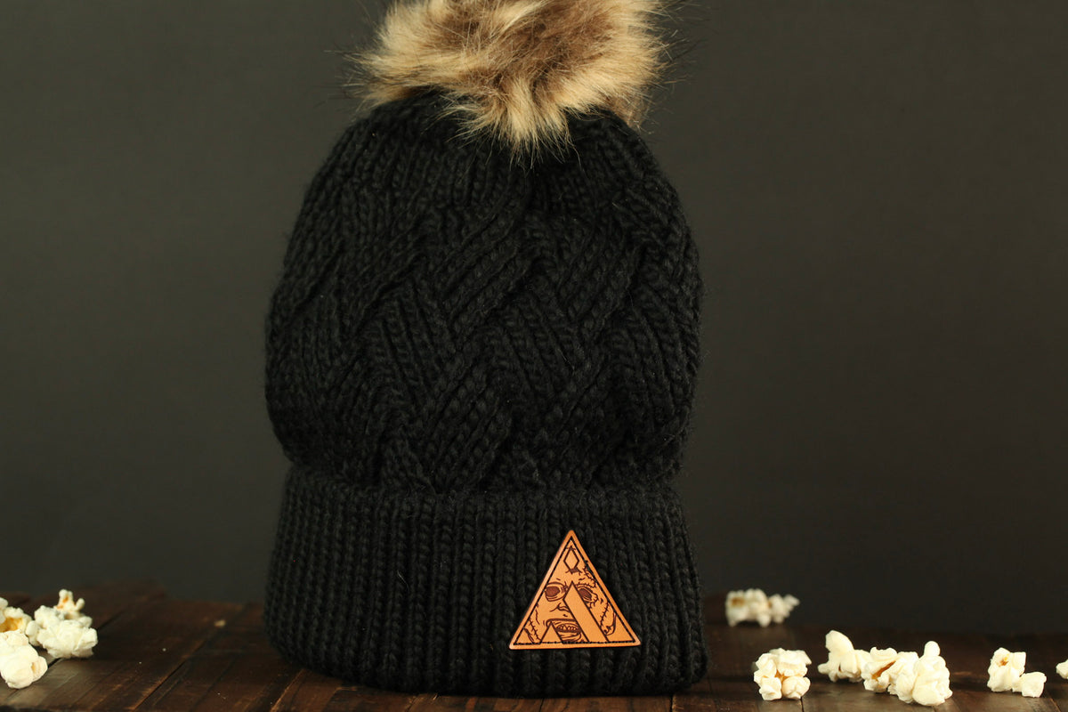 Leather N Fur Beanie