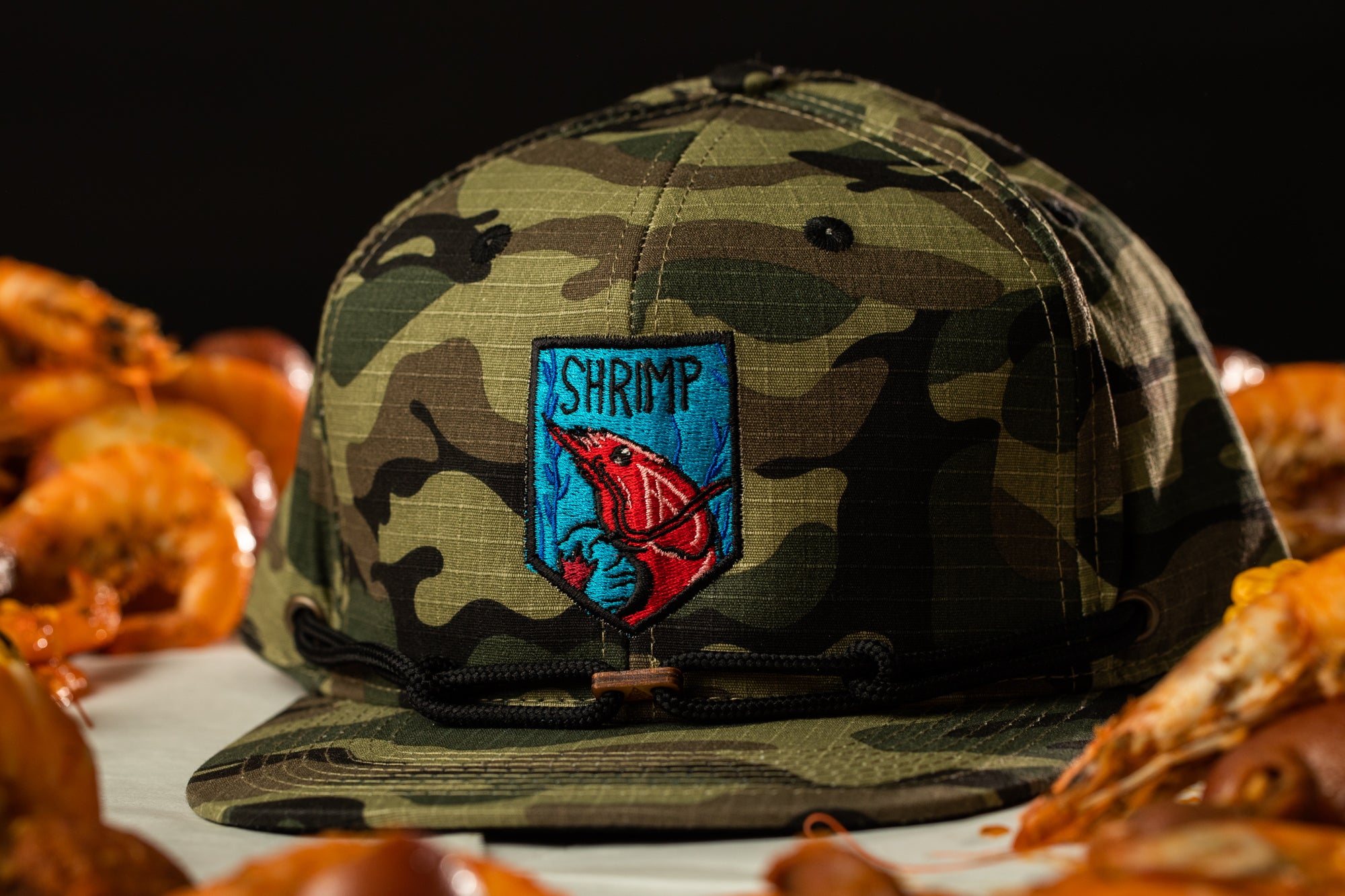 a close up of a hat on a table