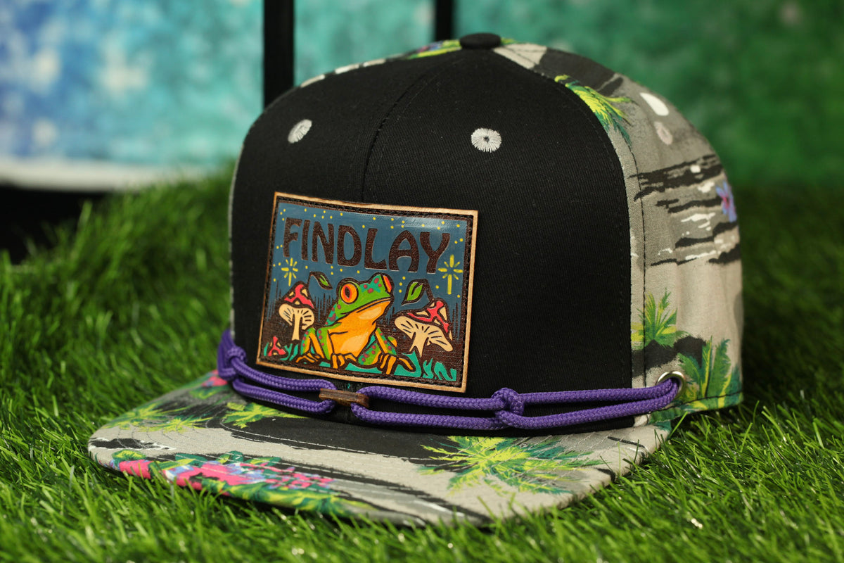 Hand Painted Happy Frog
