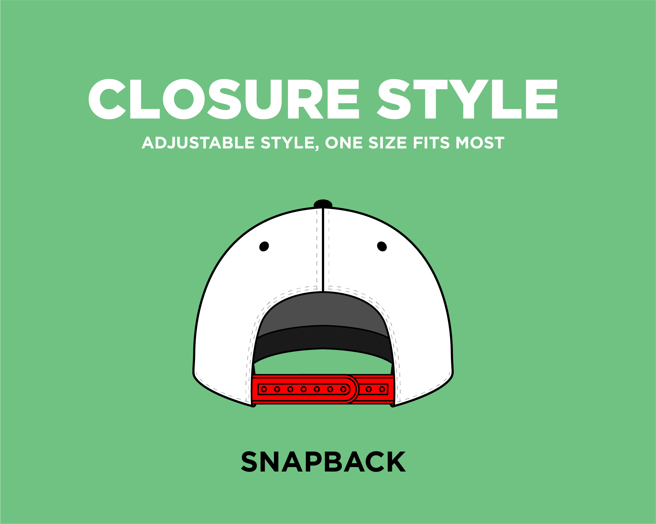 a snapback hat with the word snapback on it