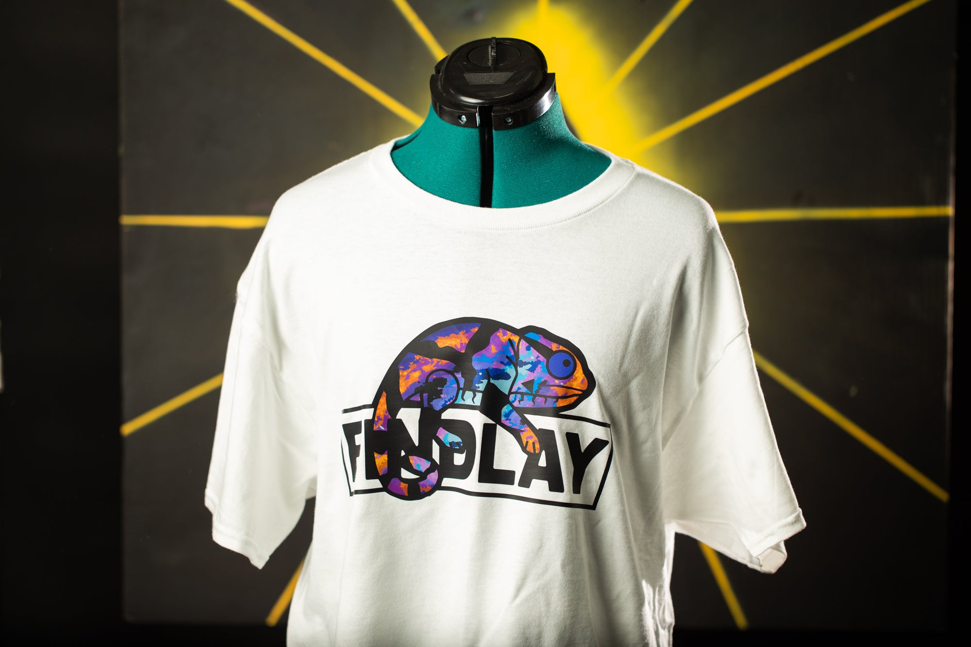 a white t - shirt with the word today printed on it