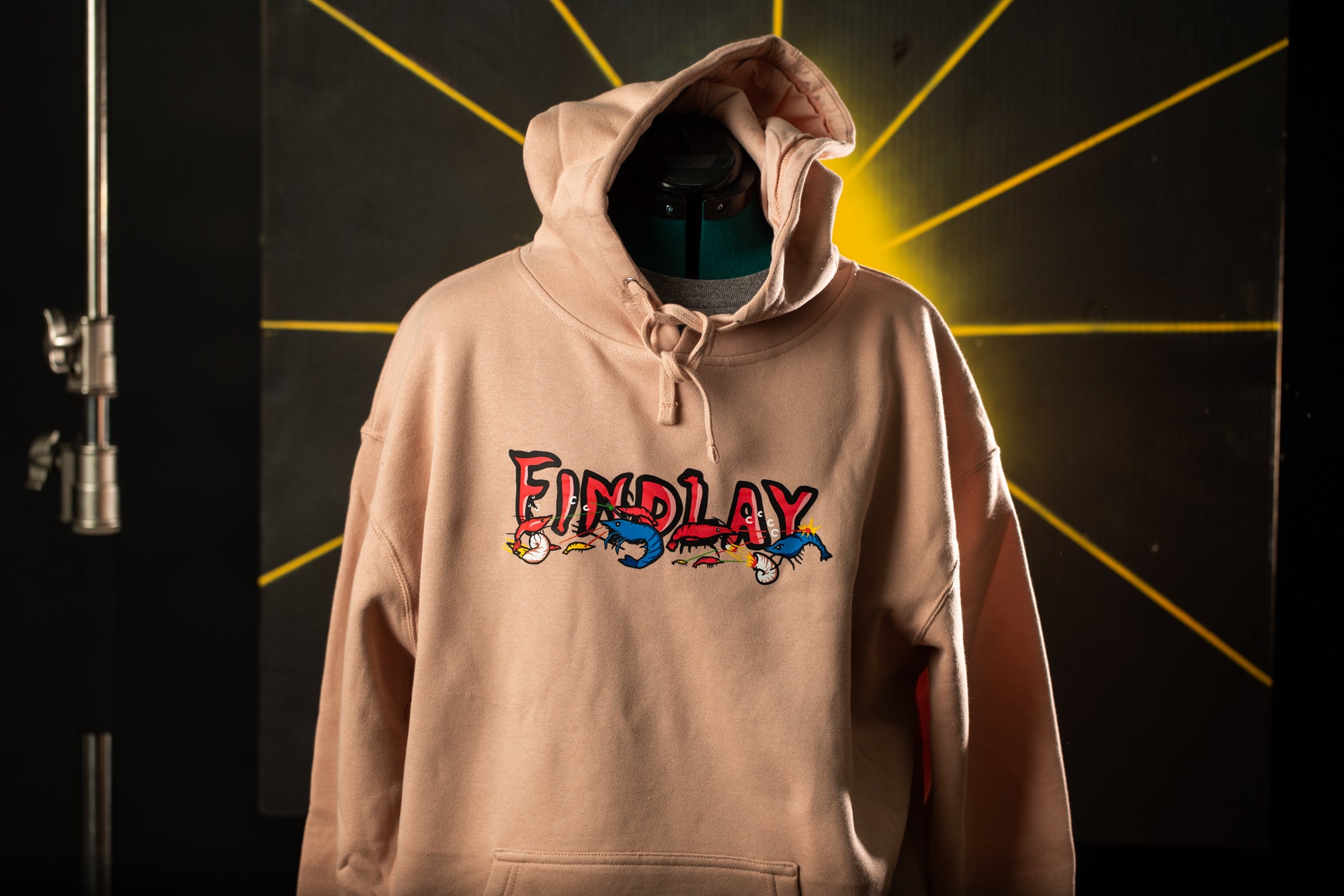 a hooded sweatshirt with the word yahoo printed on it